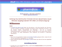 Tablet Screenshot of pharmazie.bdsoft.de